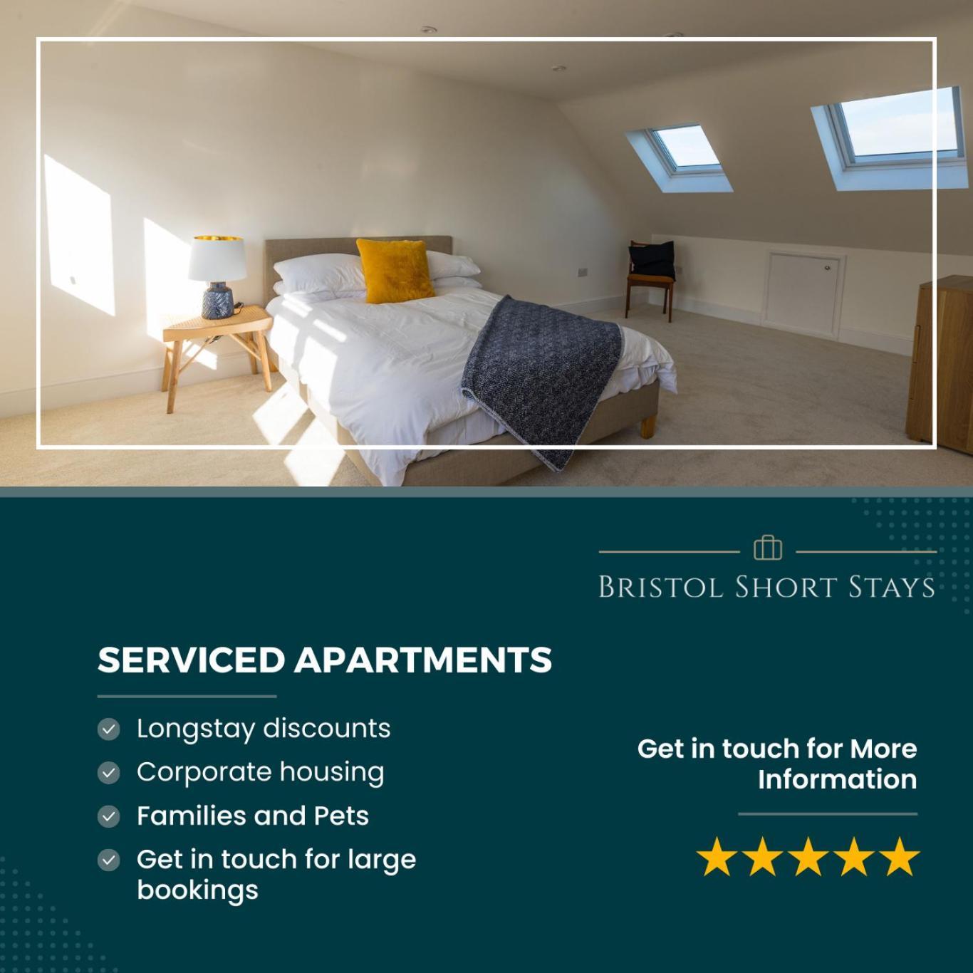 ブリストルAmazing New 3 Double Bed House In Staple Hill!アパートメント エクステリア 写真